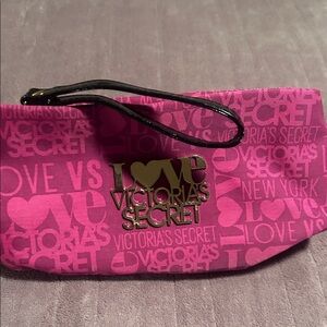 Victoria's Secret Love Pink Cosmetic Bag